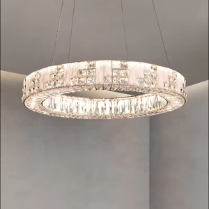 Zeal <b>Lighting</b> Living Room Hotel Lobby Stair Gold Crystal Chandeliers <b>Ceiling</b> Luxury for Dining Room - Product Image 5