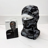 Cagoule d'hiver tricotée respirante et imperméable de haute qualité avec logo personnalisé, unisexe, pour le ski, le sport, le cyclisme, et comme capuche de casque.
