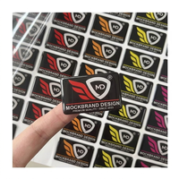 Autocollant en résine époxy 3D personnalisé, étanche, transparent, rond, avec logo, adhésif en gel souple en relief