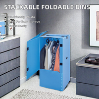 Wardrobe Paper Corrugated Cardboard Closet Moving Shipping Clothes Storage Boxes