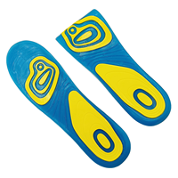Semelles de sport orthopédiques en gel TPE pour hommes Semelles épaissies de soutien de la voûte plantaire et d'absorption des chocs pour la fasciite plantaire