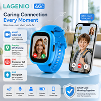 LAGENIO K3 Smartwatch 4G per Bambini con Schermo da 1,7 Pollici, Localizzazione GPS, Tracciamento di Precisione, Videochiamata HD