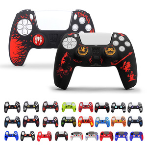 ฝาครอบป้องกันคอนโทรลเลอร์เกม Ps5 ซิลิโคนกันลื่นกันฝุ่นพร้อมลายฮาโลวีนมี 2 ฝาครอบ - Product Image 5