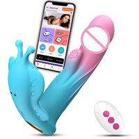 Vibrateur Papillon Portable Télécommandé pour Femme, Stimulateur Clitoridien et Point G, Jouet Sexuel Vibrador