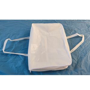 Sac mortuaire jetable en tissu non tissé 90x210cm blanc à usage médical - Product Image 4