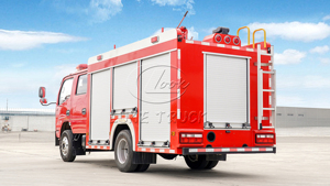 Véhicule de pompiers haut de gamme, 2000 litres, petit camion de pompiers, véhicule de sauvetage durable pour les rues étroites urbaines - Product Image 5