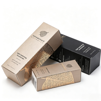 Emballage cosmétique en boîte pliante en papier biodégradable et recyclable pour sérum, lotion, parfum, masque, impression personnalisée UV, beauté