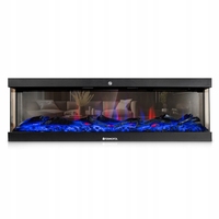 Offre Spéciale foyer électrique encastré mural à flamme décorative 3D sur 3 côtés 42 ''50'' 60 ''72'' avec télécommande