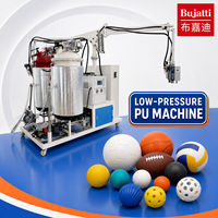 Machine à mousser PU basse pression Bujatti, prête à l'emploi, pour le moulage multi-composants de billes en PU