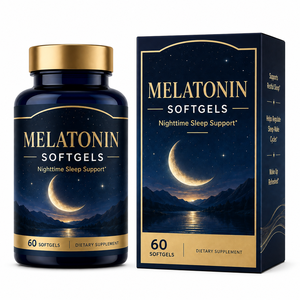 Complément Premium pour le Sommeil – 60 Gélules Molles avec Camomille, Mélisse et Fleur de la Passion pour le Bien-être Quotidien – Vente en Gros - Product Image 1