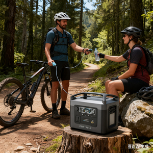 600W 756Wh MPPT Solar <b>Generator</b> AC Output Sockets Portable <b>Power</b> Station with Type-C Cigar Lighter Output for Cameras - Product Image 6