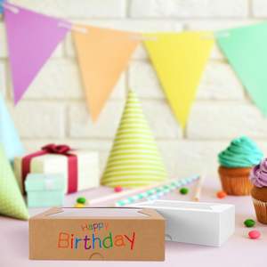 Boîtes à biscuits avec fenêtre, ouverture automatique, boîtes brunes pour pâtisseries, beignets, bonbons, pâtisseries, cupcakes, biscuits, fraises au chocolat - Product Image 5