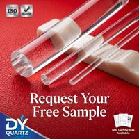 Barre de quartz de micro-précision en silice fondue transparente, fibre solide pour équipement de laboratoire médical, longueur personnalisée, haute pureté