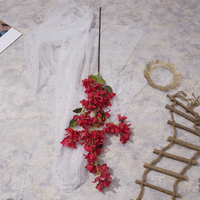 Bouganvillier Artificiel en Tissu de Soie Grande Branche, Bouganvillier Réaliste pour Décoration Intérieure, Fête des Mères, Remise de Diplôme