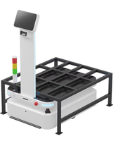 Robot Logistik MiCity L300 Gudang Pabrik AGV Angkat 5cm Beban 300kg Navigasi LDS Slam+Vslam Robot Pengantar Terkendali Aplikasi