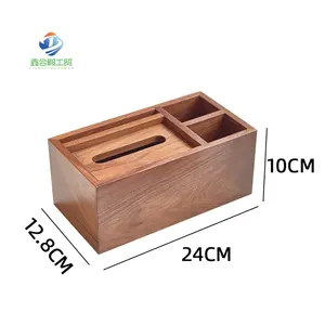 Tissue Box Color Customizable Wooden Storage Boxes Bamboo Case Tissue Box Luxury