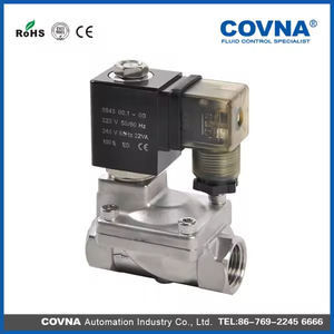 COVNA Vanne solénoïde d'eau en laiton 2 voies 24 V CA normalement fermée HK11-2 DN15 1/2 pouce avec temporisateur, garantie 90 jours - Product Image 3