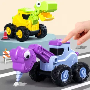 Cartoon Shape New Design Juguetes Vehicles Inertia Sliding Dinosaur Car Toys For Kids