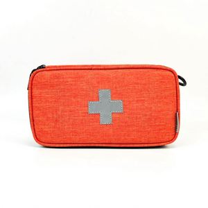 Bolsa de Emergencia Médica de Doble Capa Personalizada, Botiquín de Primeros Auxilios de Lujo Color Naranja, Bolsa de Almacenamiento Portátil de Oxford para Suministros Médicos - Product Image 3