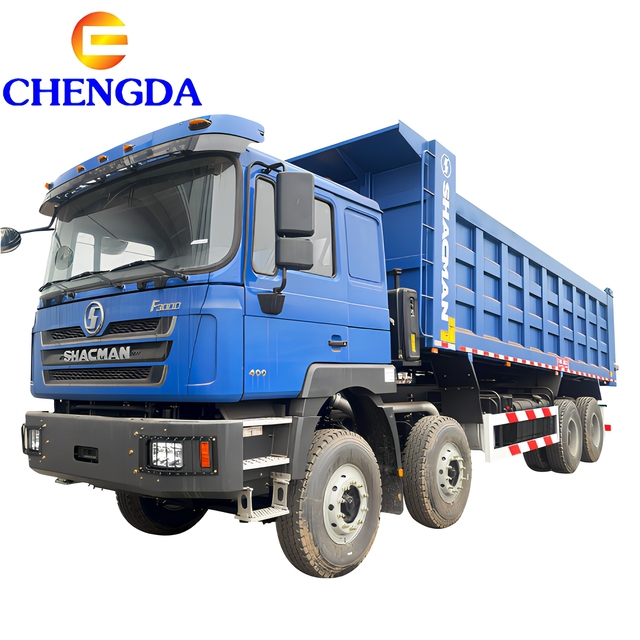New Chinese Shacman 8X4 400HP Weichai Engine FAST Gearbox Heavy Duty Dump Truck for Mining and Bulk Material Hauling
