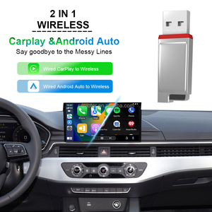 Dongle USB Exploter 2-en-1 filaire et sans fil CarPlay <span class=keywords><strong>Android</strong></span> Auto pour voitures - Compatible iOS 10+ <span class=keywords><strong>Android</strong></span> <span class=keywords><strong>11</strong></span>+ USB Plug-n-Play Garantie 1 an - Product Image 5