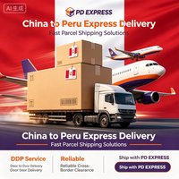 Transitaire Chine-Perou, fret maritime et aérien, DDP, livraison porte-à-porte, service d'agent logistique