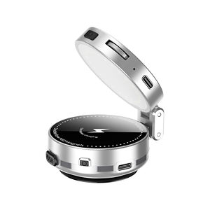 <b>Electric</b> Magnetic Foldable Phone Stand | 360° Rotation Retractable + LED Fill Light Portable Retractable Anti-Mistouch Design - Product Image 1