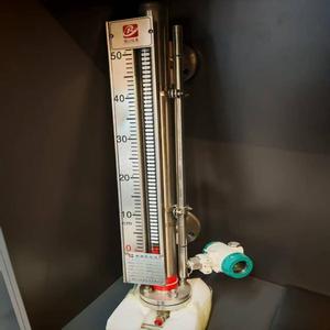 Instruments de mesure de niveau magnétique, jauge actionnée, entièrement en aluminium, 4-20 mA, portée 500 mm, précision 10 mm - Product Image 5
