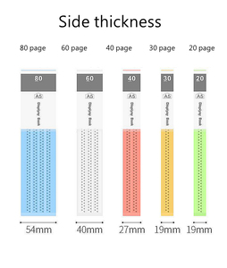 Macaroons A5 dữ liệu trong suốt cuốn sách 40 túi hiển thị cuốn sách - Product Image 5