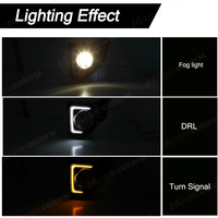 Imperméable à l'eau De Voiture Accessoires de la Conduite Lumière Brouillard LED Daytime Running Light DRL Pour Toyota Hiace 2014 2015 2016 2017 2018