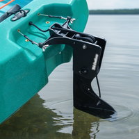 Pièces de rechange pour kayak de pêche Yak : Rame en nylon à commande au pied pour la direction, la dérive, le surf sur les lacs et les rivières, direction réactive