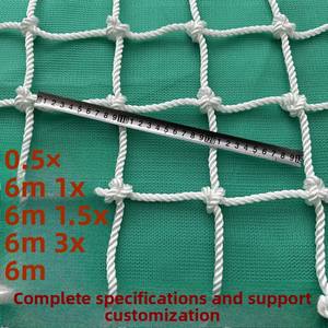 <span class=keywords><strong>Red</strong></span> de Seguridad Ignífuga y Resistente al Fuego, <span class=keywords><strong>Red</strong></span> Plana de Alta Resistencia de Seda y Poliéster, Anticaídas, para Andamios, Estructura de Acero, Resistente al Viento, Color Blanco - Product Image 4