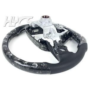 Accesorios interiores de coche volante de fibra de carbono forjado adecuado para Toyota Camry <span class=keywords><strong>Laura</strong></span> Highlander - Product Image 4