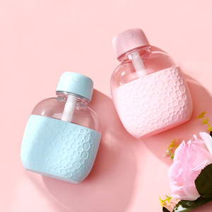 Xách tay 220ml <span class=keywords><strong>mini</strong></span> siêu âm độ ẩm không khí dẫn ánh sáng USB phun nước sương khuếch tán hương thơm thân thiện với môi nhựa Ấm đun nước cho nhà - Product Image 3