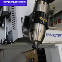 Routeur CNC 5 axes haute précision 1212, machine de sculpture sur bois 3D CNC avec table rotative et contrôleur RTCP