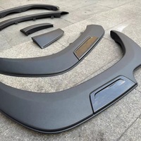 Pour Toyota Hilux Revo 15-23 : Garnitures de passage de roue et kits de carrosserie de camion avec décoration texture fibre de carbone, garde-boue et arches de roue