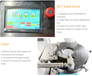 Mới tự động đa chức năng nhồi Máy MOONCAKE maquina Para fazer coxinha ngày nhồi maamoul Cookie làm cho máy - Product Image 3