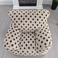 Tissu de canapé d'accoudoir d'éponge à pois canapé paresseux adulte pouf pour chaises de salon personnalisé en gros pouf chaise longue paresseux