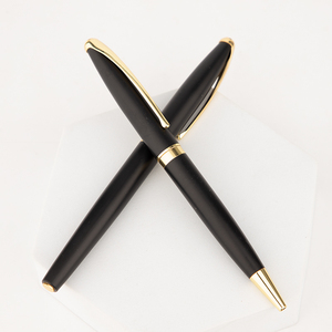 Stylo à bille noir mat de luxe 0.7mm largeur d'écriture Logo personnalisé publicité Promotion stylos <span class=keywords><strong>nouvelle</strong></span> <span class=keywords><strong>Collection</strong></span> de luxe - Product Image 2