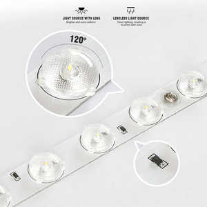 Panel de Luz LED Cuadrado Empotrado de <span class=keywords><strong>Aluminio</strong></span> SMD2835 para Oficina, 595*1195 MM, 96W, para Hoteles - Product Image 4
