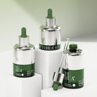 Vente en gros de flacons compte-gouttes en PET argentés de 50, 80 et 100 ml pour sérum cosmétique, huile essentielle pour le visage, emballage de soins de la peau, personnalisable