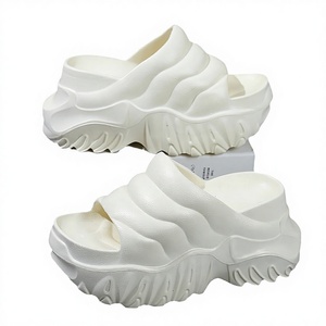 New Women's Platform High <b>Heels</b> Thick Bottom EVA Breathable Lightweight Anti-Slip Soft Fashion Trend Outdoor Beach Spring - Product Image 2
