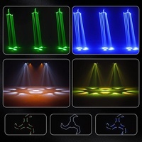 Nouvelles lampes à tête mobile LED de style moderne, contrôle DMX512, RGB, 9 faisceaux rotatifs, effet œil de frelon, équipement d'éclairage de scène pour discothèque, DJ, bar