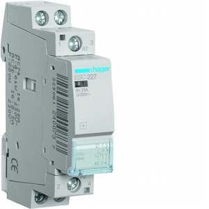 ESC227 Personnalisable avec contacteur éco Hagers 1 NO + 1 NC 230 V AC 25 A module 1 DIN - Product Image 1