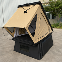 Tente de camping sur toit à une chambre avec tissu Oxford double couche, coque rigide en aluminium pour trois saisons, pour voiture, cabine, voyage en plein air
