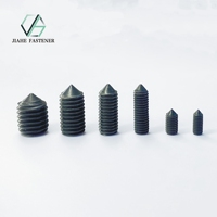 Vis sans tête à six pans creux DIN914 avec pointe conique M8-12MM / Vis de positionnement sans tête à pointe conique pour machine