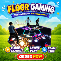 Gooest Speed Run Activate Projecteur interactif pour jeux de sol intérieurs de grande taille, pour aires de jeux publiques, jardins et écoles maternelles, robuste