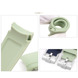 <span class=keywords><strong>Correa</strong></span> de <span class=keywords><strong>Reloj</strong></span> de Goma TPU de Primera Calidad, 20 mm, 22 mm, Universal, Curva, de <span class=keywords><strong>Silicona</strong></span>, para Relojes Curvos de Marca de 18 mm, 19, 21 mm - Product Image 5