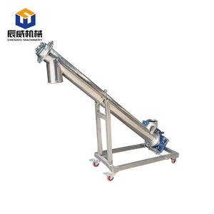 Butir Sekrup Auger Lift/Pasir Beton Sekrup Auger Conveyor/Fleksibel Shaftless Sekrup Auger Conveyor untuk Bubuk - Product Image 6
