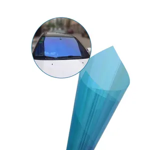 Factory Supply Auto Glas tönung Mix Farbe Glänzend Bunt Anti UV blau Chamäleon Fenster Tönung Film